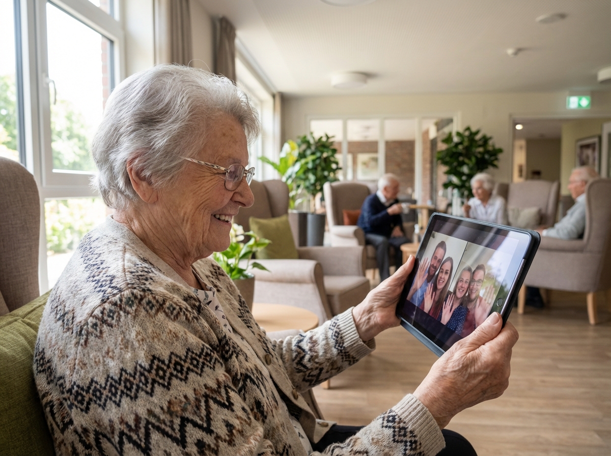 ehpad connect&eacute;s technologie